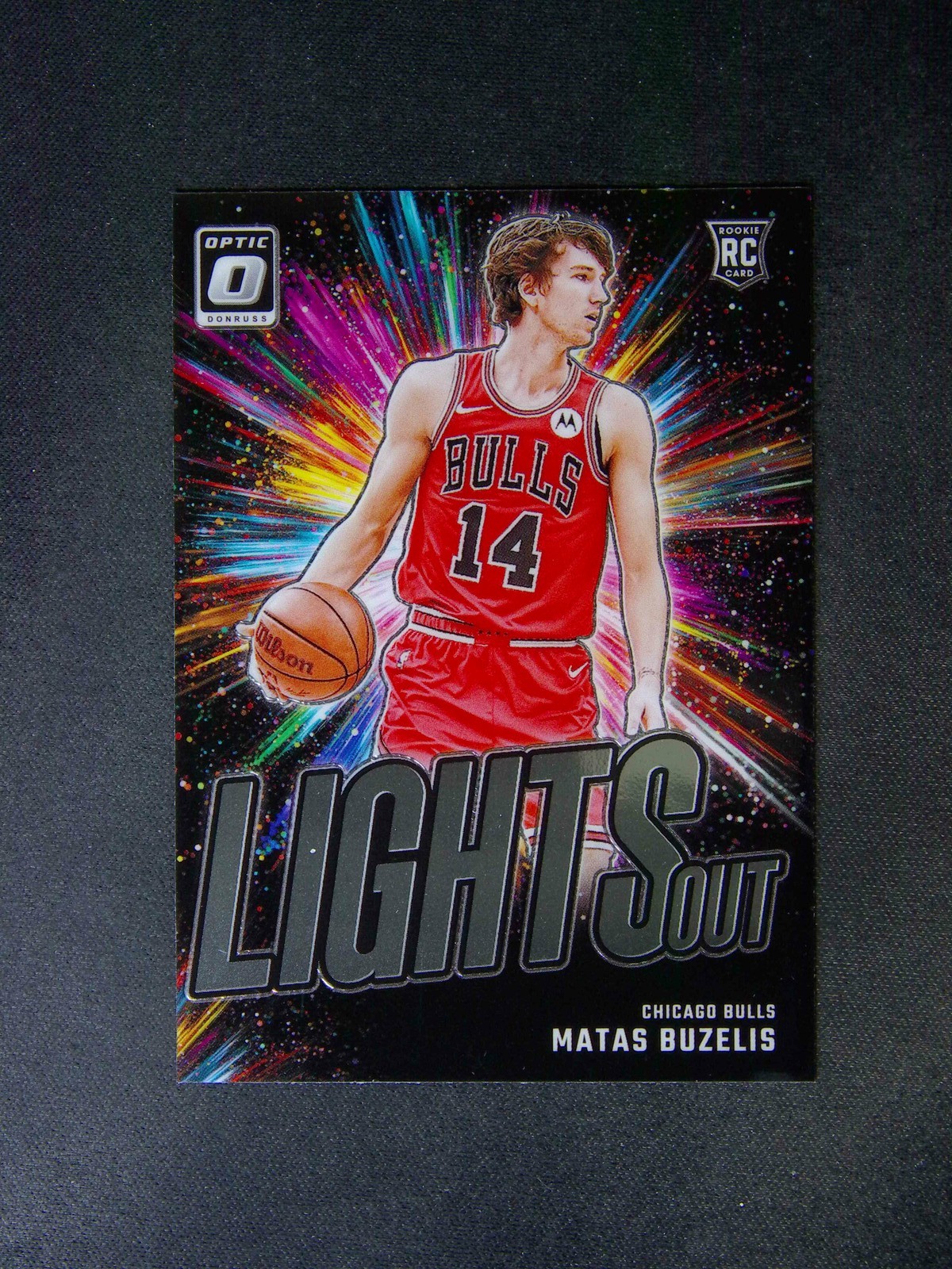 2024-25 Panini Donruss Optic Matas Buzelis #6 RC Rookie Lights Out