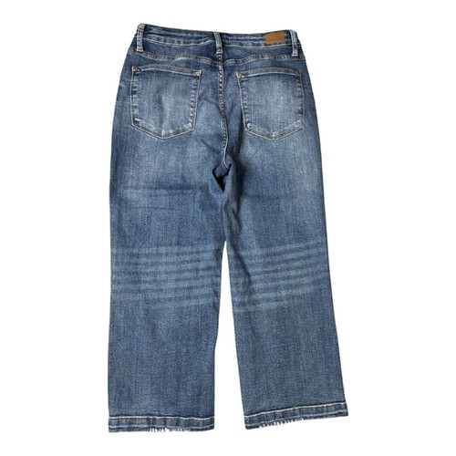Jeans recortados Judy azul pierna ancha talla 11/30 - Imagen 2 de 8