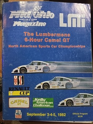 Mid-Ohio Magazine LMI September 1982 Camel GT Porsche Racing Program