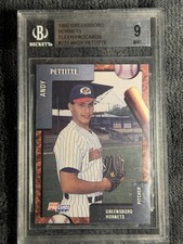 baseball cards1992 Fleer ProCards Andy Pettitte #777 BGS 9 Yankees Rookie Card