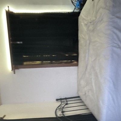 Black Metal Full Bed Frame w/ Headboard & Footboard, Mattress Included