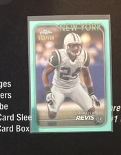 2024 Topps Chrome - Darrelle Revis #146 Aqua Refractor /199