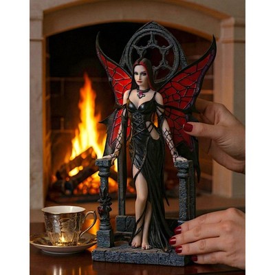 Aracnafaria Fee Anne Stokes Gothic Spinnenkönigin Figur Dark Fantasy Statue
