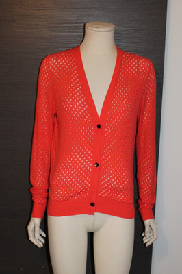 LALA BERLIN, Oversize Strickjacke, Cardigan  - Gr. S, 38 - Orange - WIE NEU