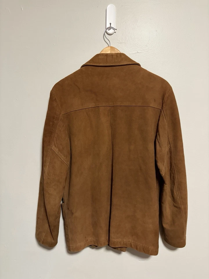 Chaqueta Vaquera Occidental Vintage Años 60 McGregor Cuero Gamuza Talla 38 Hecha en EE. UU. Foto 2 de 4