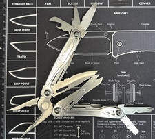 Leatherman Wingman Multi Tool Stainless Steel Made in USA W/Clip VGUC BOD 0813