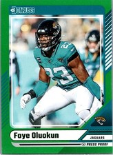 2024 Donruss #198 Foye Oluokun Press Proof Green