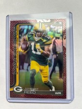 2025 Topps Chrome Jayden Reed Case Hit Pig Skin SP Packers #107