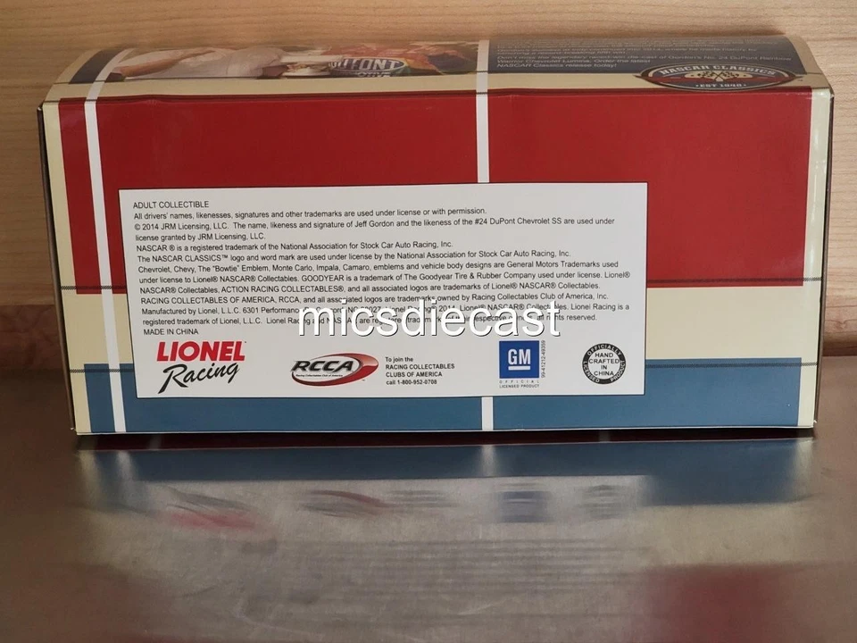 Jeff Gordon #24 Dupont Brickyard Indy 1994 victoria 1:24 clásicos diecast 1753 nuevo en caja Foto 4 de 4