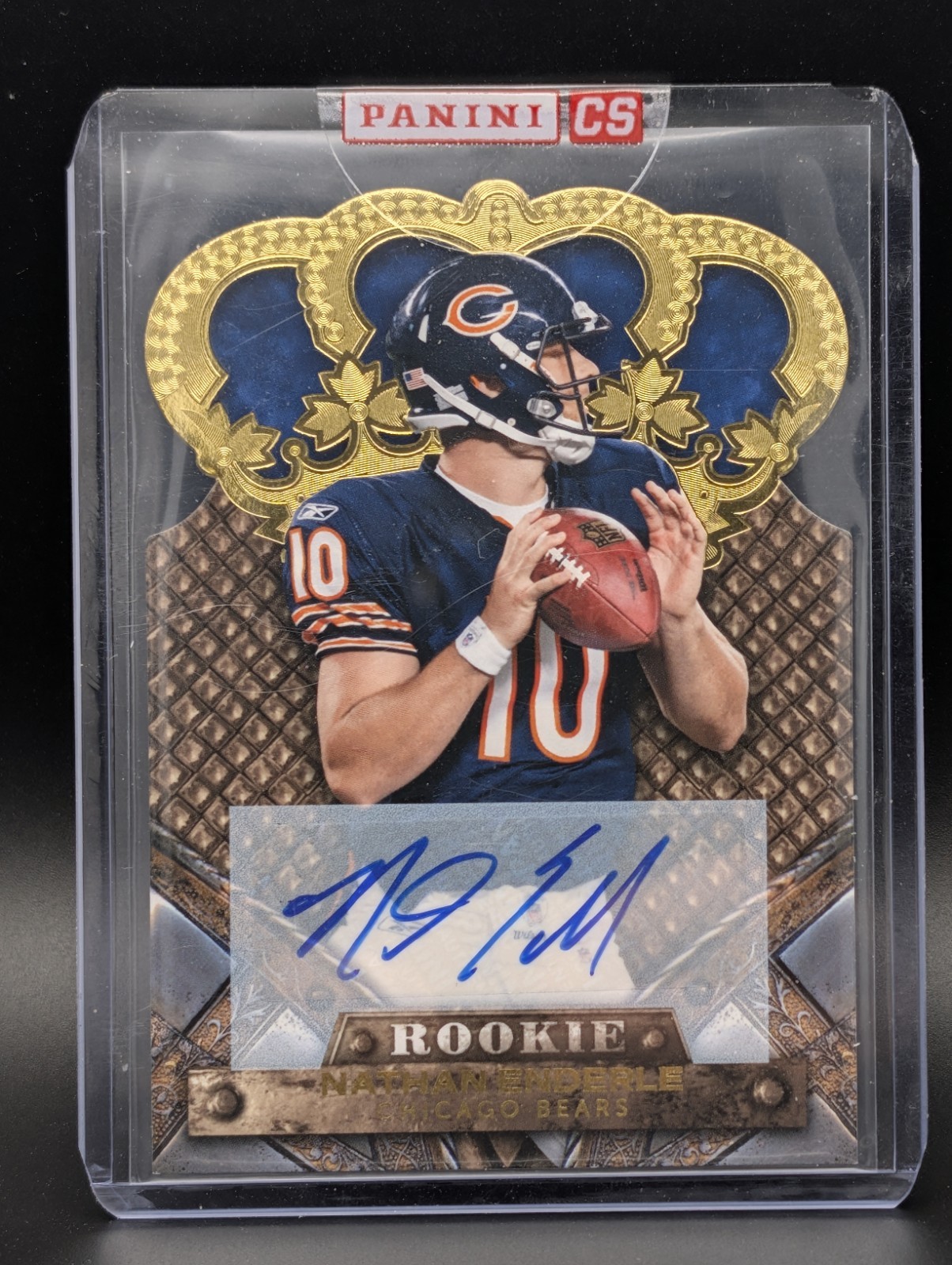 2011 Panini Crown Royale - Nathan Enderle #168 Rookie Gold Signatures /499 