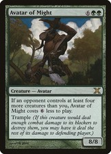 MTG - Avatar of Might - Tenth Edition - X1 - (LP) -