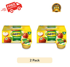  2 PACK  Mott's Applesauce, 4 Ounce Cup, 18 Count Free Shipping NEW