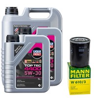 MotoröL Set Top Tec 4400 5W-30 Liqui Moly 7 Liter + ÖLfilter FüR Mitsubishi L200