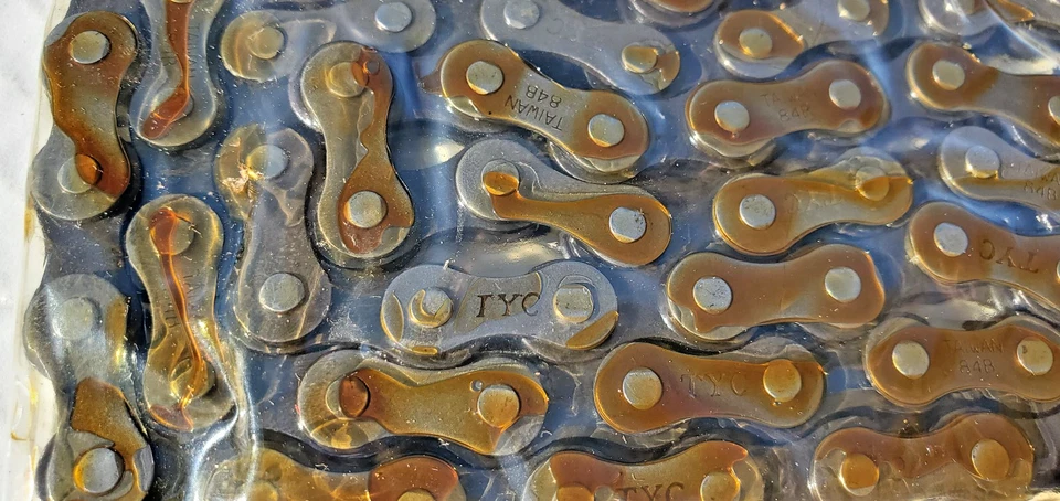 Cadena de bicicleta Schwinn Stingray Krate Fastback 5 10 velocidades de colección años 70 Continental NOS Foto 3 de 4