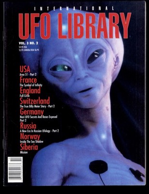 INTERNATIONAL UFO LIBRARY magazine Vol 3 No#2 1994 * Area 51, UFO Secrets + more