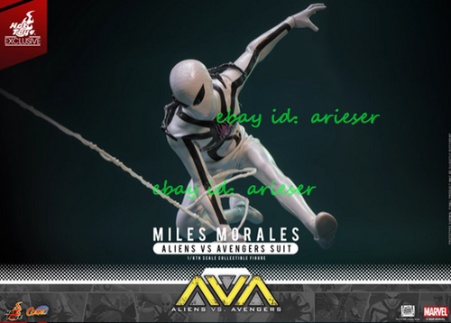 Figura de acción limitada Hot Toys Cms027 millas Morales 2025wf juguetes nuevos en stock - Imagen 7 de 8