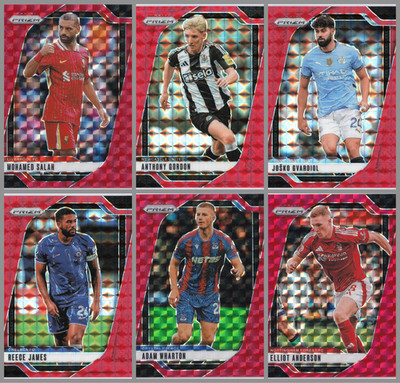 Panini Prizm Premier League 2024-25 Red Mosaic