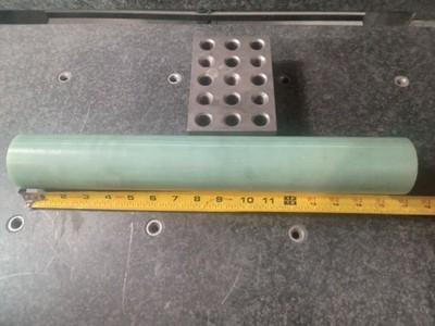 G10 FR4 Garolite  17'' (L) x 2-3/8'' (W) Round Stock  Material Unsure