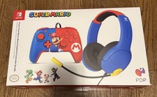 Official Nintendo Switch Wired Headset  Controller  Power Pose Mario  NEW