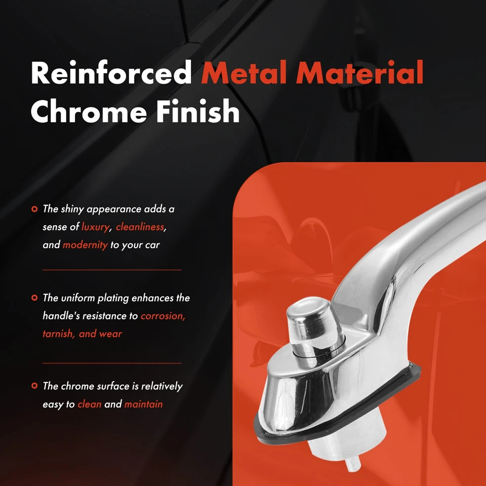 Bisel de mango exterior cromado delantero izquierdo/derecho para Mack DM DMC DMM R R RB RL RD Foto 4 de 4