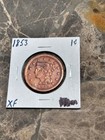 New Listing1853 braided hair large cent- Xf / Extra Fine