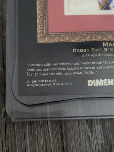 Dimensions The Gold Collection Petites #6760 Mai Counted Cross Stitch Kit NEW - Picture 4 of 14