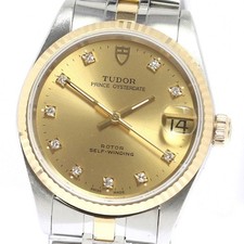 TUDOR 72033 Prince Oyster Fecha YG Combinación 10P Diamante cal.2824 2 AT...