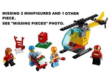 LEGO 60100 Airport Starter Set Helicopter Mail NEAR MINT