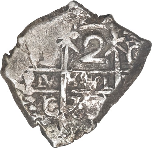 BOLIVIA, Potosi, cob 2 reales, 1742 C/P, rare. - 第 1/3 張圖片