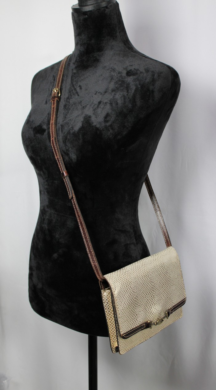 NWT Patricia Nash Metallic Python Collection Leat… - image 7