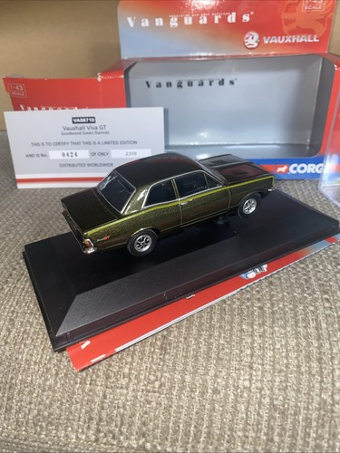 Vanguards Corgi 1:43 Vauxhall Viva GT Goodwood Green Starmist VA08710 como nuevo - Imagen 6 de 9