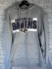 Baltimore Ravens 47 Men s Distressed Hoodie NWT NFL HOODIE Men s Size XL