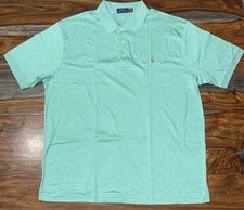 Polo Ralph Lauren Soft Cotton Polo Shirt Heather Green Big  Tall Men  s Sz 2XB