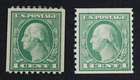CKStamps: US Stamps Collection Scott#448 Washington Mint LH OG #452 NH OG