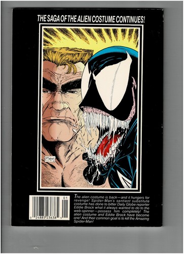 Spider-Man vs. Venom 1st printing TPB - Marvel - 1990 Todd McFarlane - Picture 2 of 2