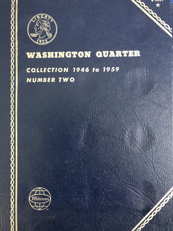 Whitman Folders 9031-39 Washington Quarter 1946-59 #2 (no coins)