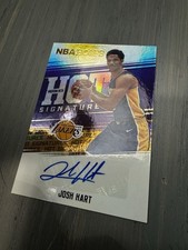 2017-18 Panini Hoops Hot Signatures Josh Hart #HSR-JH RC Lakers Auto MT-NM