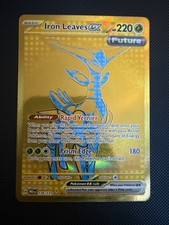 Pokémon TCG Iron Leaves EX Prismatic Evolutions Holo Card 176/131 Gold on eBay