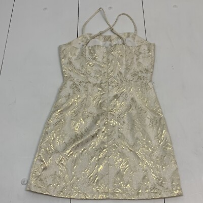 white and gold dress forever 21 Buy FOREVER 21 Women Golden & White Sequinned Sheath Dress - Dresses for  Women 2460293