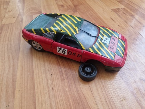 1/18 Escala Maisto Clásico Ferrari 348 Ts Fundido Modelismo Coche Usado - Imagen 2 de 4