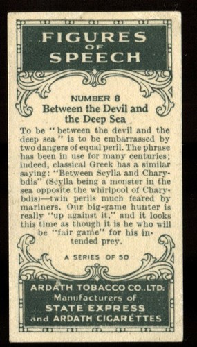 Ardath, FIGURAS DEL DISCURSO, 1936, Entre el diablo y el profundo mar azul, #8 - Imagen 2 de 2