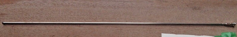 STAINLESS STEEL STRAIGHT PULL 281mm SPOKE & NIPPLE HANDY RARE SPARE
