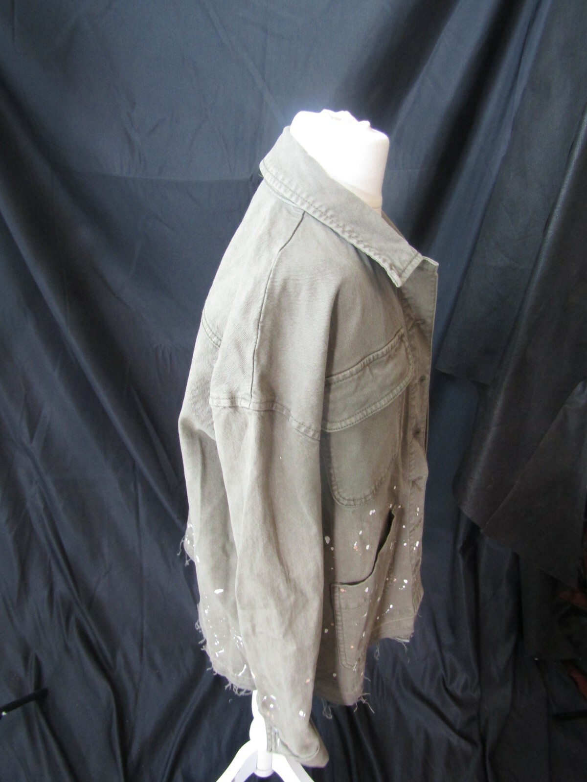 Splendid Paint Splatter Jacket Size M - image 4