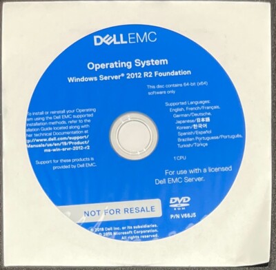 Windows Storage Server 2012 R2 Foundation OS Software DVD / Multi-Lang. / RXNNP