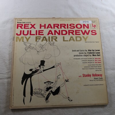 Rex Harrison And Julie Andrews My Fair Lady LP Vinyl Record Album