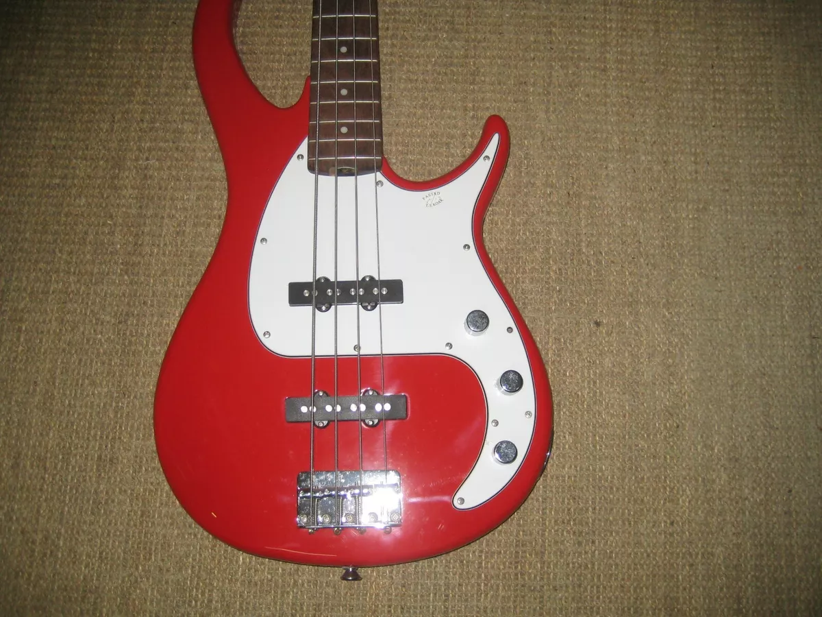 Guitare Basse Electrique Peavey Milestone III Rouge Transparent 4