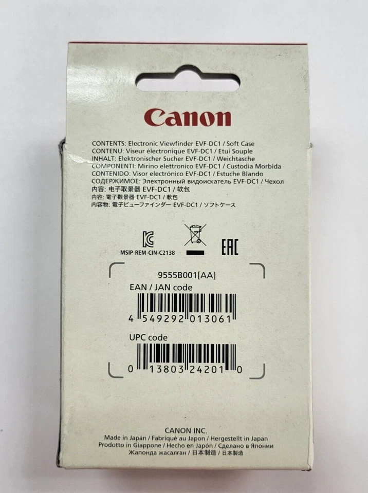 Canon EVF-DC1 Electronic Viewfinder - Black ( BRAND NEW ) !!!! - Image 2 of 2