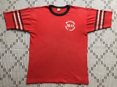 Vintage PORTLAND TRAIL BLAZERS 76-77 1970s World Champs T-Shirt Ringer NBA *Rare | eBay
