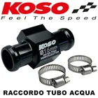 KOSO WATER PIPE FITTING 16mm ADAPTER BULB TEMPERATURE SENSOR M10x1 MOTORCYCLE