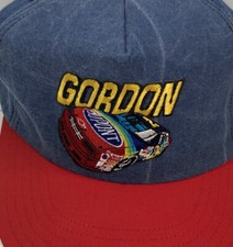 1990's Jeff Gordon Nascar Hat Cap Snapback Winston Motor Sports Made In USA